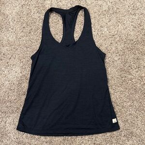 Vuori Women's navy blue Racerback Tank Top